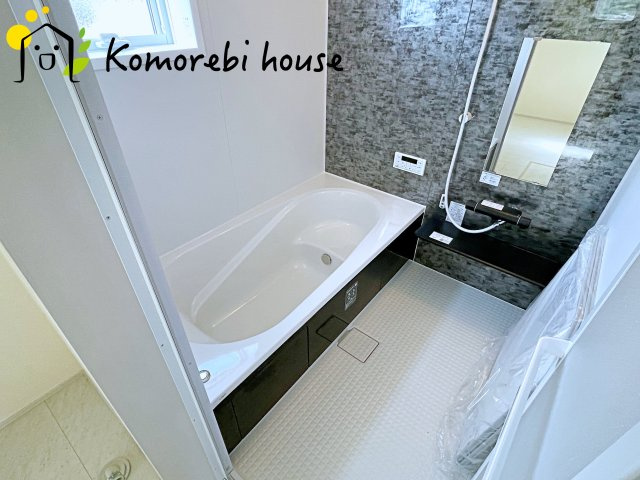 蓮田市西新宿　新築一戸建て　リーブルガーデン　04の浴室|26.6.1　撮影済み