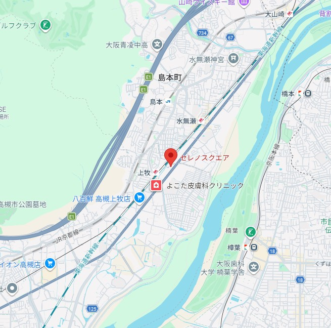 セレノスクエアの地図
