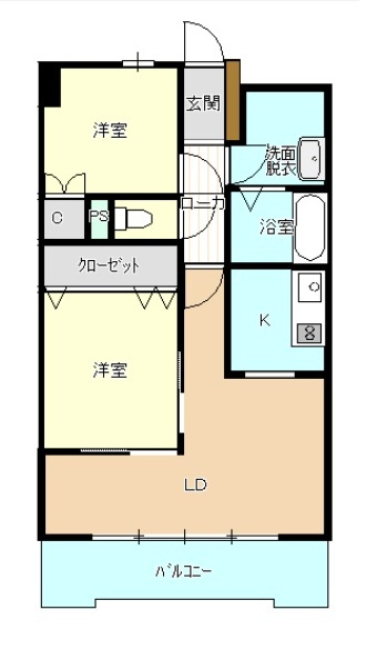 エスト加賀野の間取り