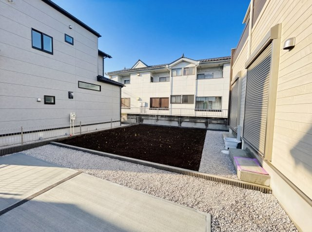 新築　前橋市後家町全2棟　Blooming　Garden　１号棟の庭|前橋市後家町全2棟　Blooming　Garden　