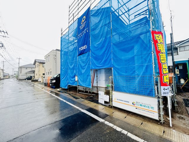 新築　前橋市後家町全2棟　Blooming　Garden　2号棟の外観|現地写真　2026年6月完成予定！類似物件のご内覧等、お気軽にお問合せください♪　							
　							
