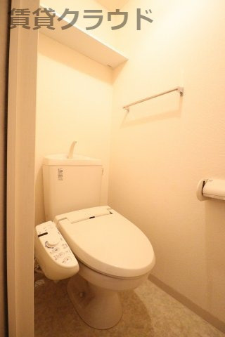リヴェール星久喜のトイレ|落ち着いたトイレです