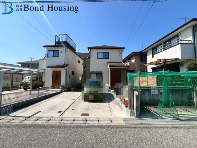 近隣買い物施設充実　水谷2丁目　中古戸建の前面道路含む現地写真