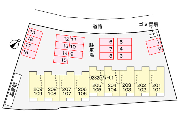 フラン・ソレイユ　学園前のその他共用部分