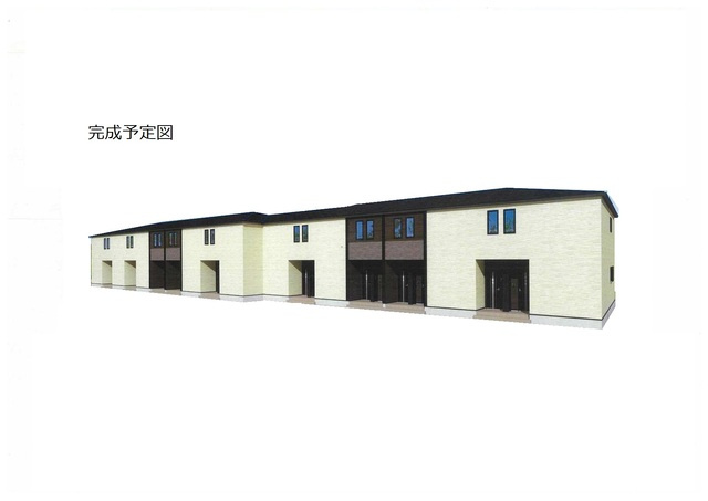 フラン・ソレイユ　学園前の外観