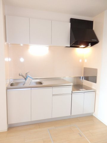 広島市安佐南区山本９丁目のアパートのキッチン