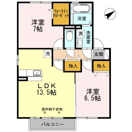 メゾン　ウイングの間取り
