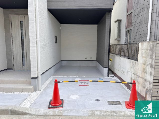 神戸市須磨区関守町　第1期　新築一戸建ての駐車場|駐車スペース！散水栓があるので、こまめに愛車を洗えます！