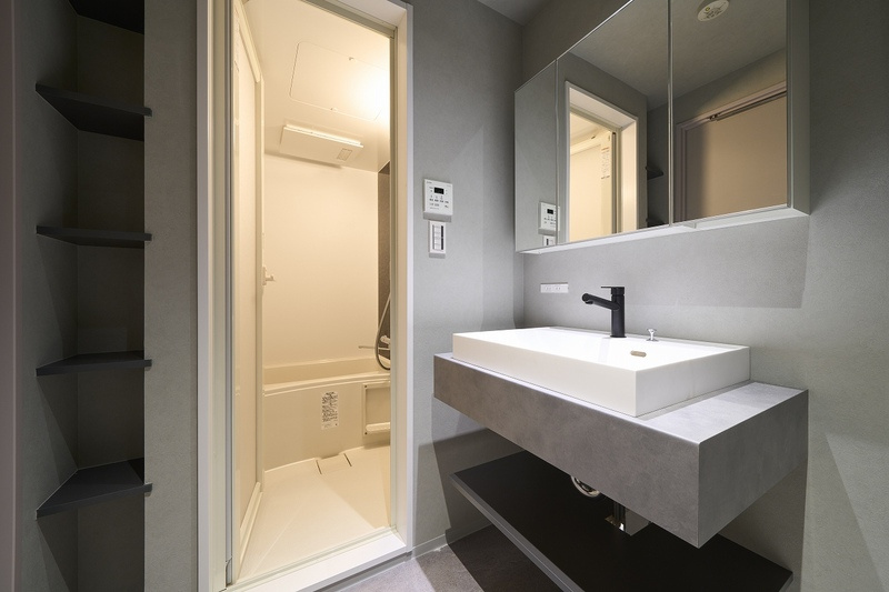 Belleviage Shinjukuの洗面所|コンパクトで使いやすい洗面所