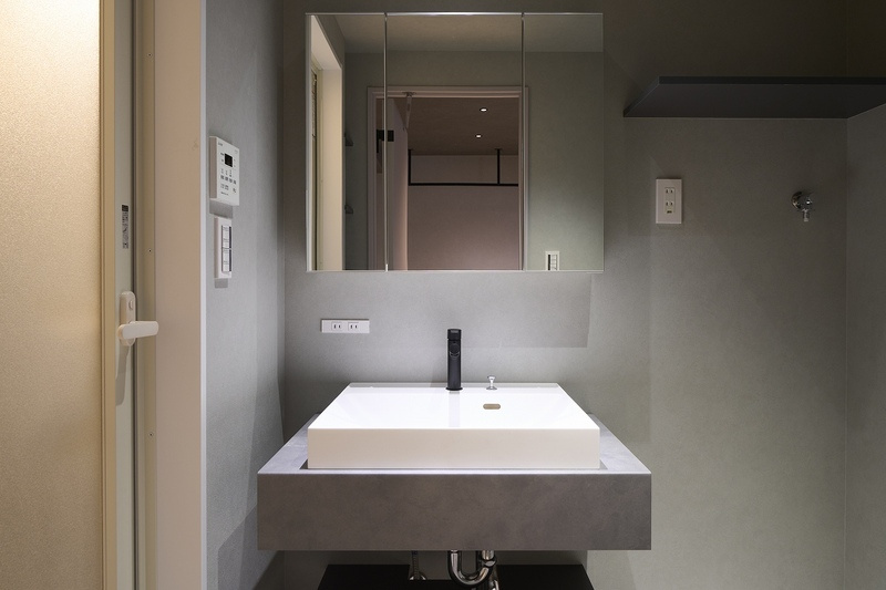 Belleviage Shinjukuの洗面所|脱衣スペースもあります