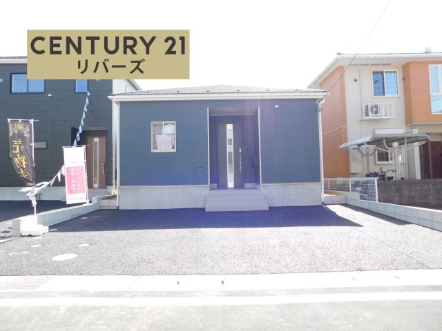 西春日井郡豊山町大字豊場字伊勢山の新築一戸建の外観|◇１号棟◇　　いつでも見学出来ます♪♪（お問合せ当日、平日、水曜、夜間でもＯＫ）　敷地５８．５１坪！　希少な平屋住宅♪　駐車並列３台ＯＫ！　続き間ＬＤＫ２４．０帖！　スーパーまで４４０ｍ♪