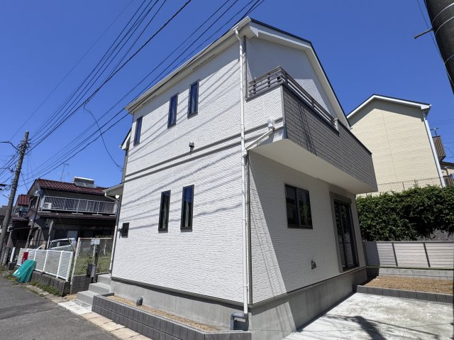 柏市つくしが丘２丁目新築戸建の外観|完成済み内覧可能です！