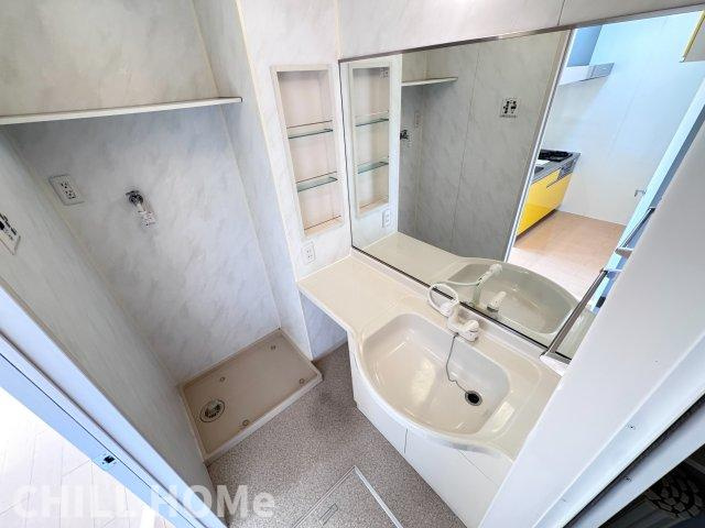 プライムパークスの洗面所|当社、チルホームのHPもご覧ください(^^)/物件情報多数♪