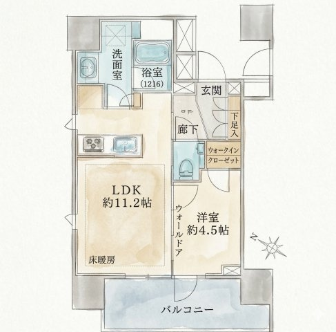 ブリリア東中野ステーションフロント（Brillia東中野 Station Front）の間取り|お問合せはお電話でもお受付しております。
03-6450-5211