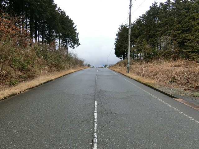 伯耆町金屋谷別荘の前面道路含む現地写真