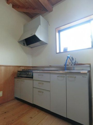 伯耆町金屋谷別荘のキッチン