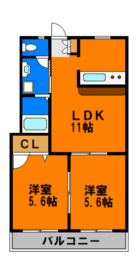 【間取り】 | グローバルワタナベ | 振り分けタイプのプライバシー重視型間取り