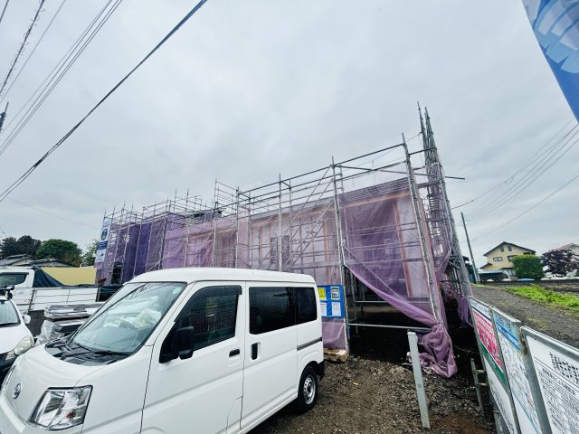 新築　高崎市金古町第５　Livele Garden.S　4号棟の外観|現地写真　2026年5月完成予定！類似物件のご内覧等、お気軽にお問合せください♪　							
　							
