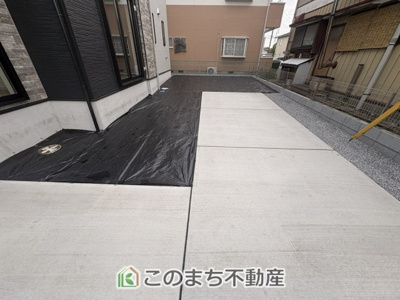 【庭】 | LIGARE小山市城北15期　2号棟 | 広々としたお庭でプール遊びやBBQを楽しめます☆

