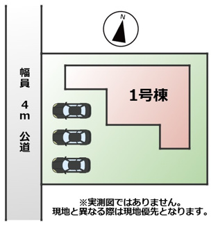 【区画図】 | LIGARE小山市土塔8期　1号棟