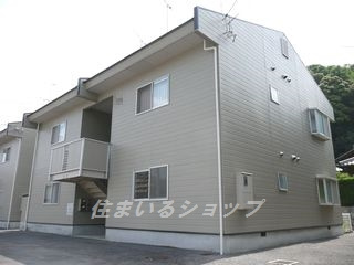 広島市安佐北区落合南２丁目のアパートの外観|玄関側の外観です！