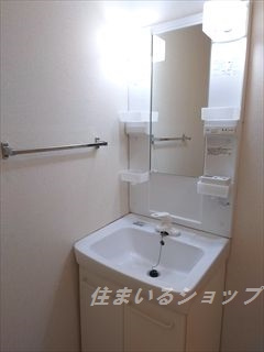 広島市安佐北区落合南２丁目のアパートの洗面所