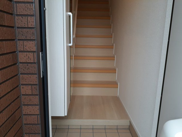 エスポワールＡの玄関