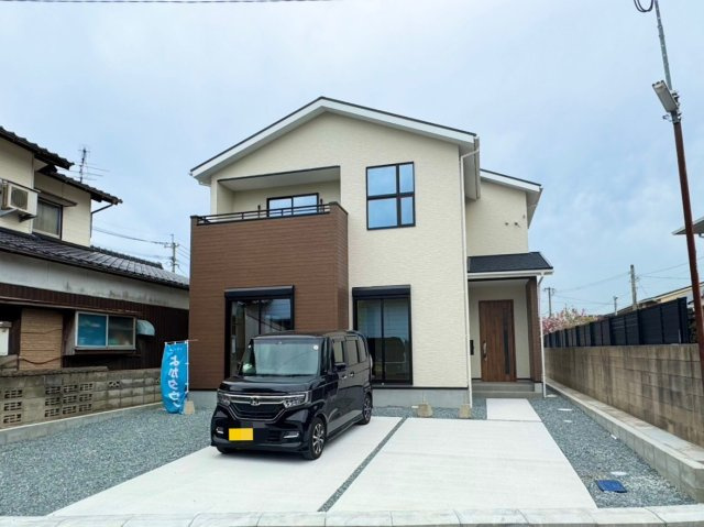 ーmokuーモクー小倉南区東貫1丁目2期　【小倉南区　新築戸建て】の外観|木の質感や温かみにこだわったデザインが魅力♪【小倉南区　新築戸建て】