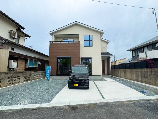 ーmokuーモクー小倉南区東貫1丁目2期　【小倉南区　新築戸建て】の駐車場|駐車スペース並列3台可能【小倉南区　新築戸建て】