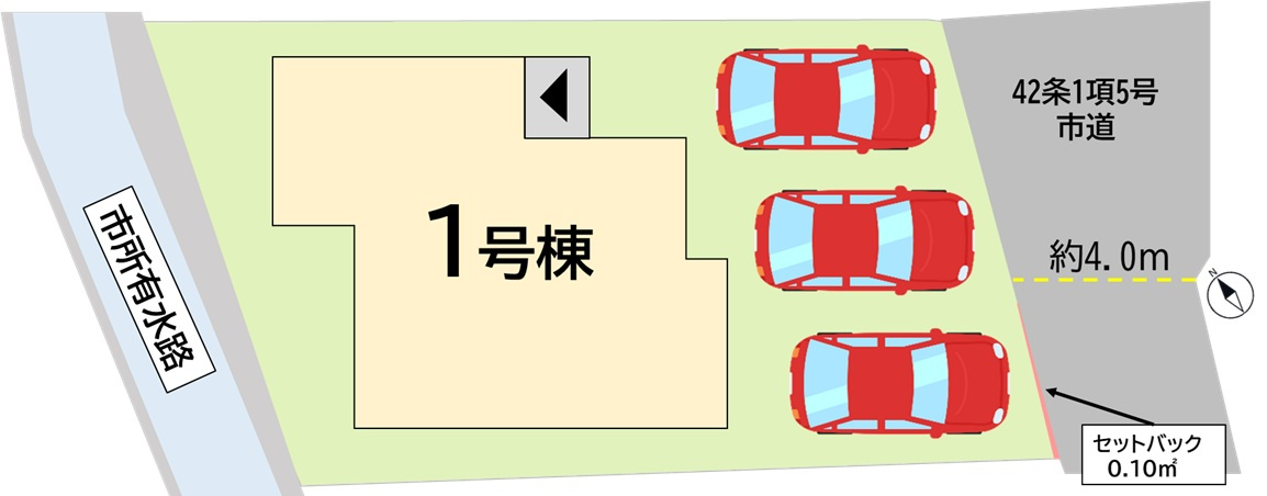 ーmokuーモクー小倉南区東貫1丁目2期　【小倉南区　新築戸建て】の区画図|ーmokuーモクー小倉南区東貫1丁目2期　【小倉南区　新築戸建て】