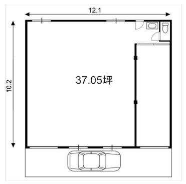 新町倉庫の間取り