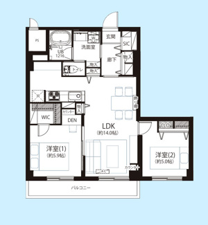 【間取り】 | ミニカムマンション