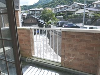 グッディ亀山Aのバルコニー