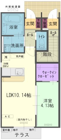 Bolas緑が丘Aの間取り