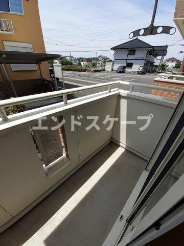 ジベルニーⅢのバルコニー|高崎、前橋のお部屋探しはエンドスケープまで！お客様の理想お聞かせ下さい♪