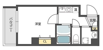 MiYo87天下茶屋の間取り|Miyo87天下茶屋　間取り