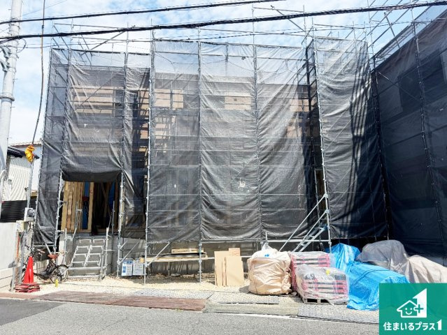 羽曳野市はびきの　新築一戸建ての外観|現在建築中！落ち着いた街並みで新生活を始めることが出来そう！周辺の物件も併せてご紹介させて頂きます！