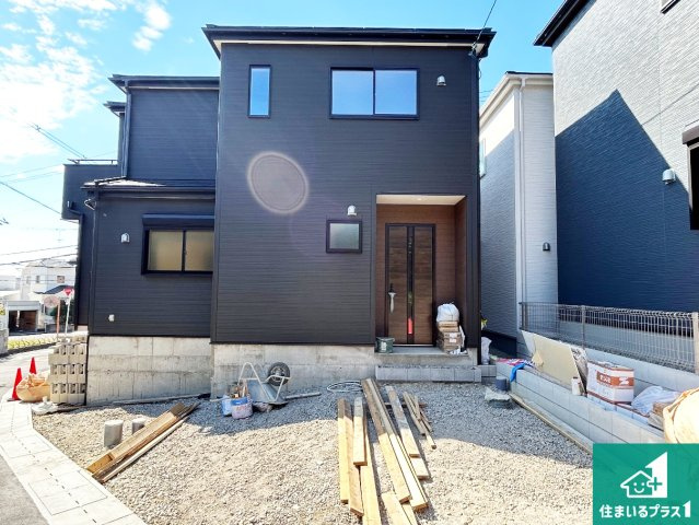 羽曳野市はびきの　新築一戸建ての外観|現在の進捗状況です！順調に作業進行中、完成が待ち遠しいです！詳細の間取り等、お気軽にお問い合わせください！