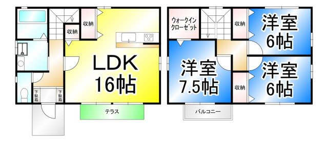 ポムラフィネの間取り