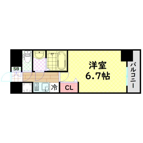【間取り】 | プレサンス上町台筆ヶ崎NORTH