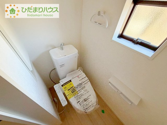 【トイレ】 | つくば市若森第1　新築戸建　1号棟 | トイレは1F、2F共に完備！取り合いになることがありませんね(^^)/