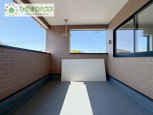 【バルコニー】 | つくば市若森第1　新築戸建　1号棟 | 人気が高いインナーバルコニーを採用♪天候を気にせず洗濯物を干せ、紫外線も気にせずに済みます(*^^)v