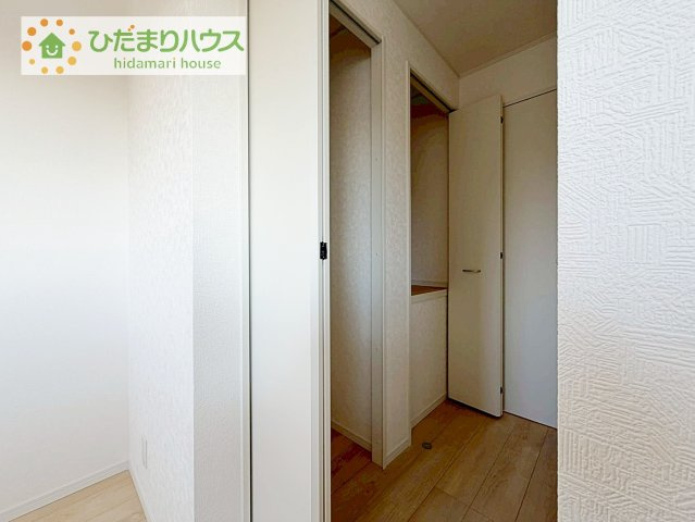 【収納】 | つくば市若森第1　新築戸建　1号棟 | 全室にクローゼットが付いていて、お部屋の住空間もスッキリ広々使えそうです(^^)