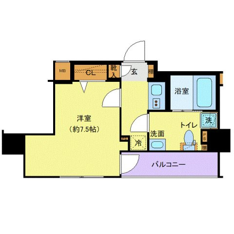 クレヴィスタ中野新橋の間取り