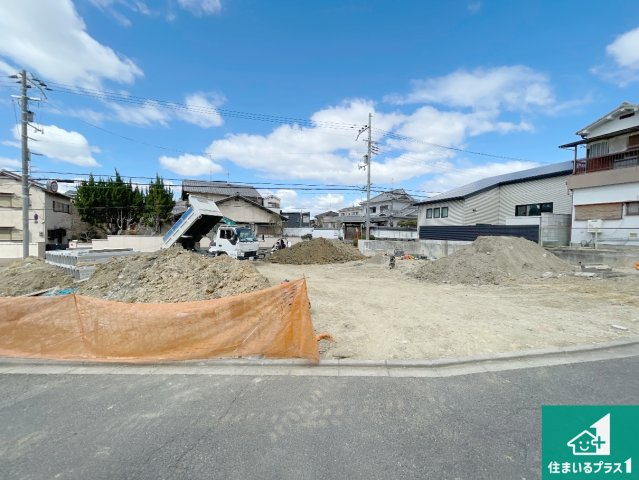 羽曳野市はびきの　新築一戸建ての外観|現在の進捗状況です！順調に作業進行中、完成が待ち遠しいです！詳細の間取り等、お気軽にお問い合わせください！