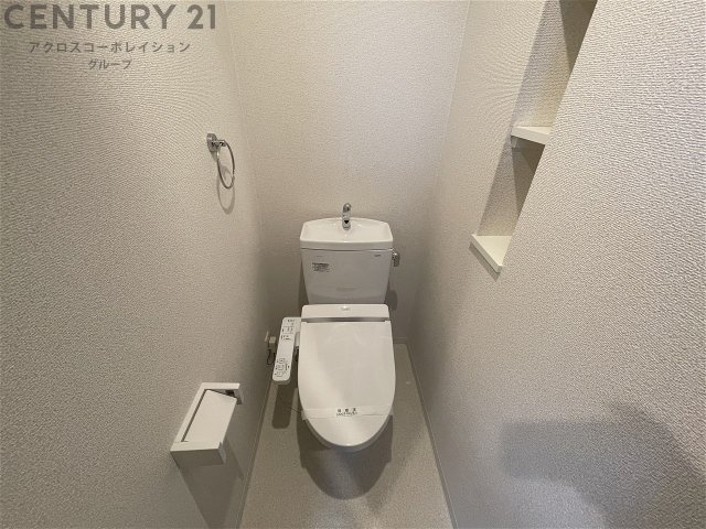 温水洗浄便座機能付き！