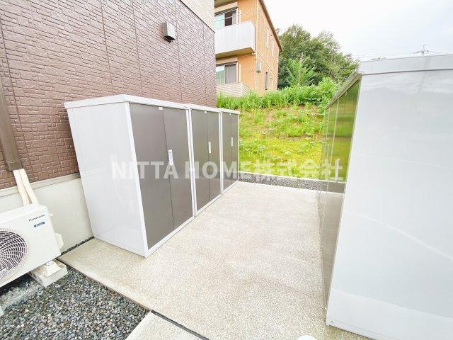 福知山市字天田のアパートの設備|外部物置も完備しています＊