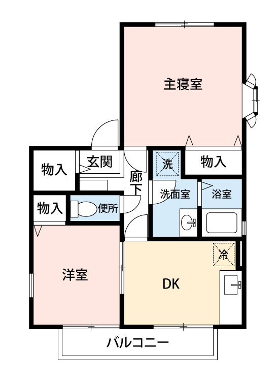 サンカムールの間取り