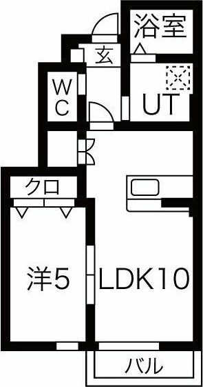 grand parace十二丁目Iの間取り