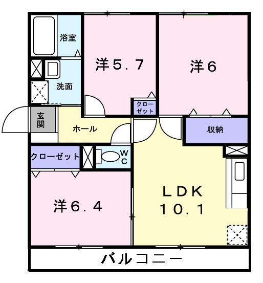 グランジュール koeiの間取り